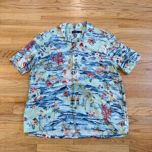 Polo Ralph Lauren Aloha Print Vacation Shirt Large